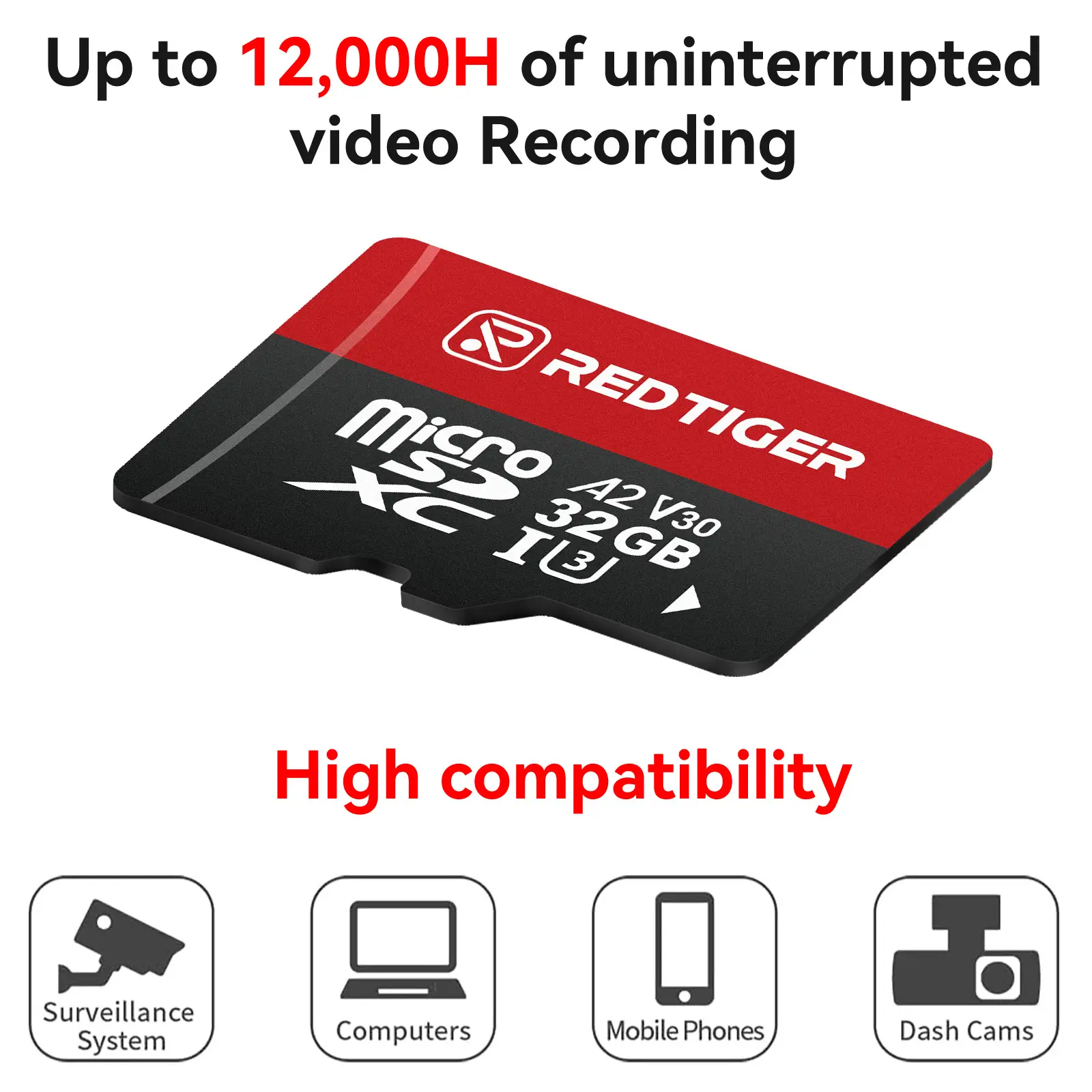 Redtiger 32GB SD Card For Dash Cam Class 10 U3 - Image 5