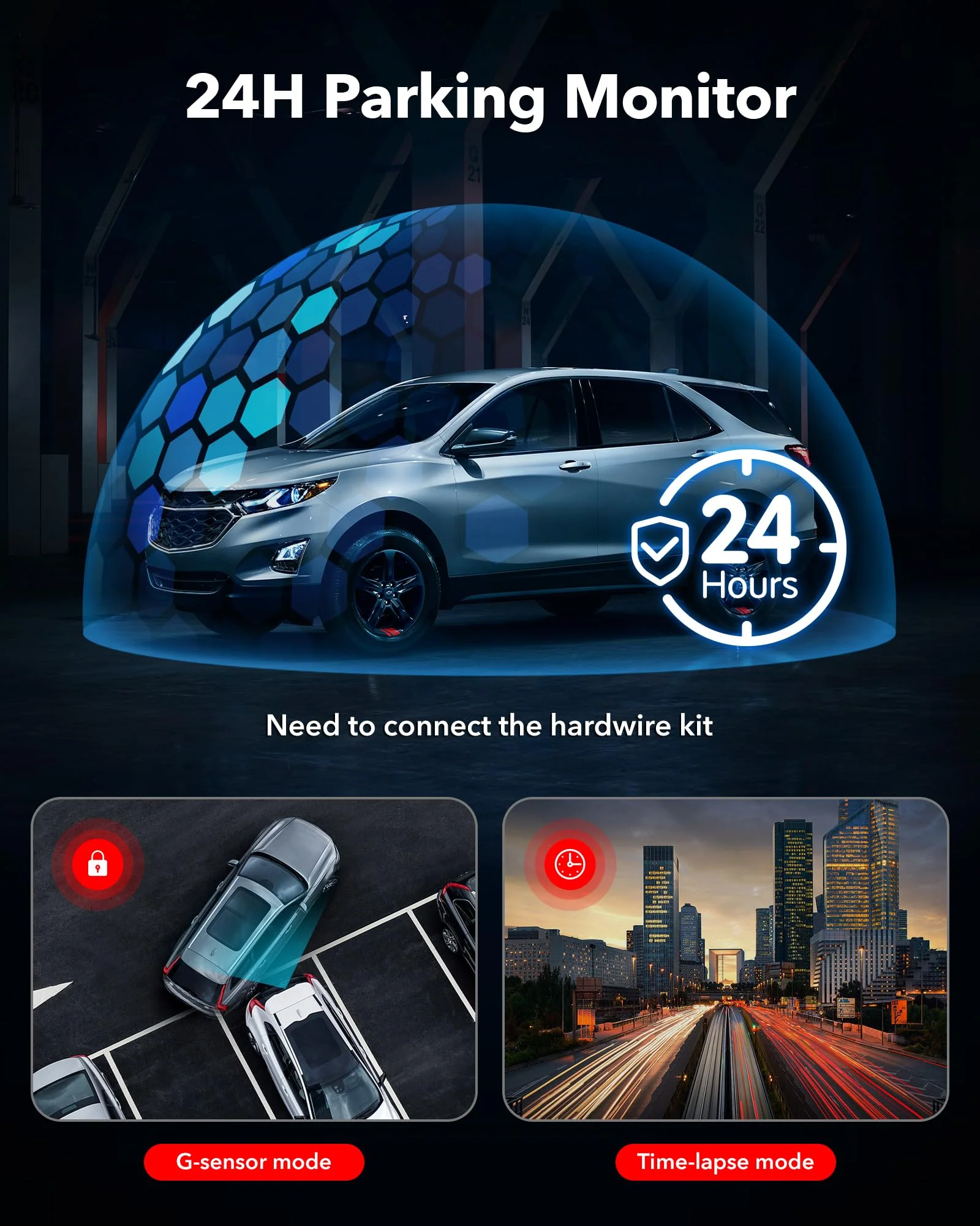 Redtiger F7NP 2-CH 4K Front Rear Dash Cam - Image 6
