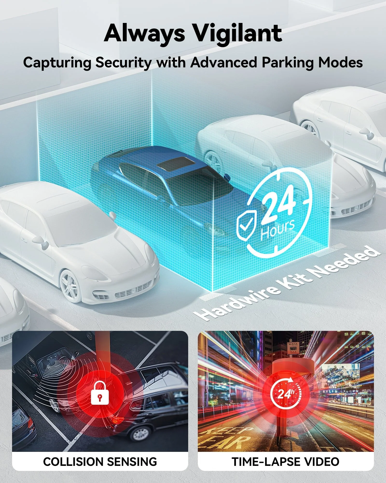 Redtiger F8 5G Wifi Touch Screen 4K Front Dash Cam - Image 7