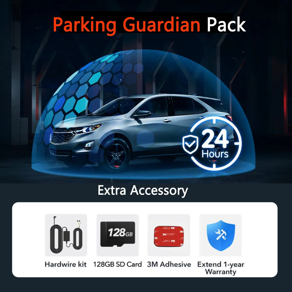 Redtiger T27 4K+2.5K Touchscreen Smart Parking Assist Dash Cam - Image 14
